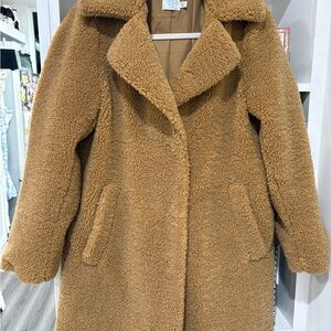 Time and Tru Women's Brown Teddy Jacket